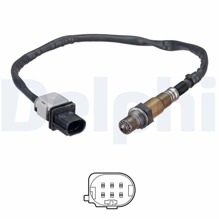 Lambdasonde (anzahl der Leitungen 5, 500mm) passt zu: VOLVO S60 II, V60 I, V7...