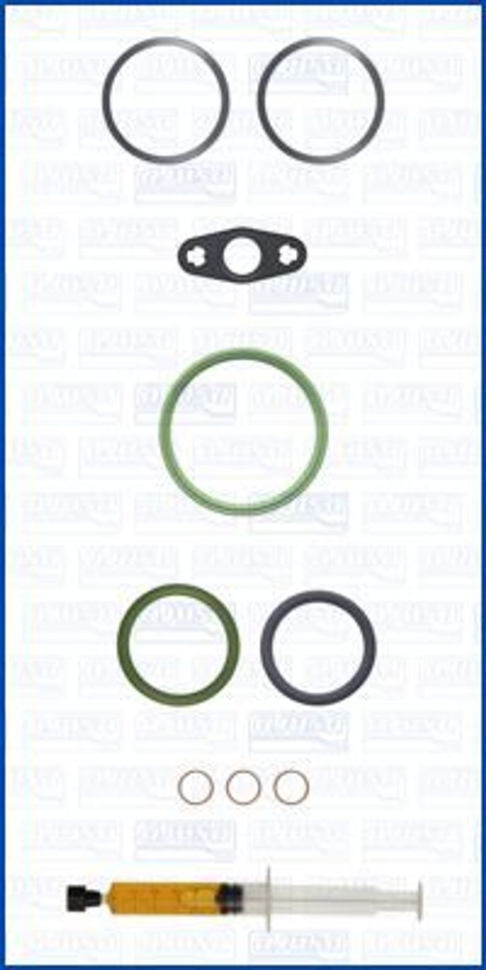 Montageset der Turbokompressors (mit Dichtungen) passt zu: BMW 5 (G30, F90),...