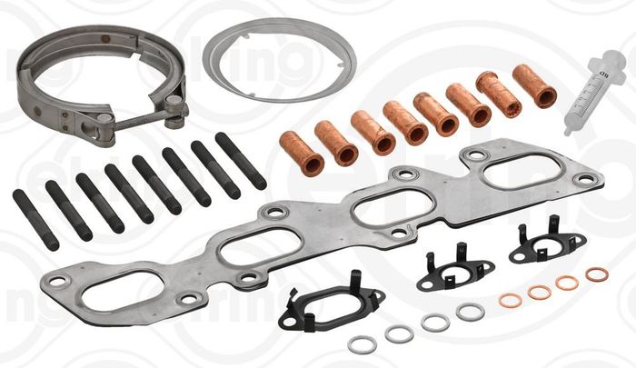 Montageset der Turbokompressors (mit Dichtungen) passt zu: MAN TGE; VW CALIFO...
