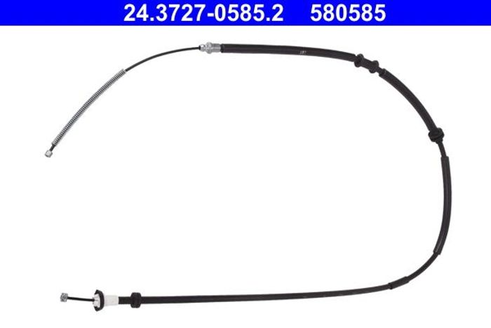 Handbremsseil hinten L/R (1738mm/1430mm) passt zu: FIAT TIPO 1.0/1.3D/1.4 10.15