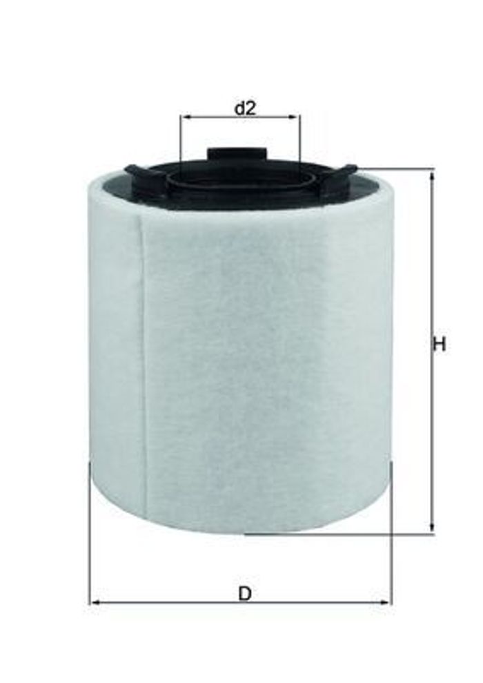 Luftfilter (Filterpatrone) passt zu: AUDI A1; SEAT IBIZA IV, IBIZA IV SC, IBI...