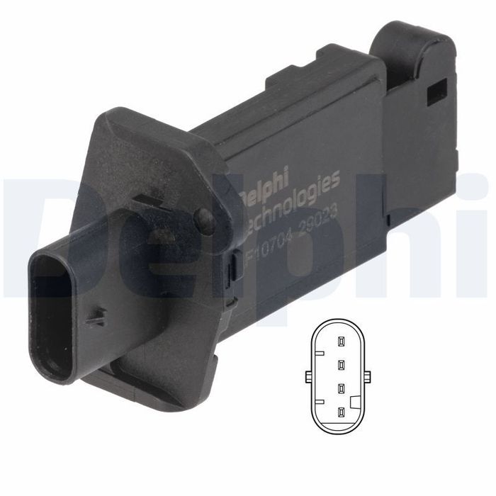 Luftmengenmesser (4 pin, Einsatz) passt zu: SUZUKI IGNIS III, SWIFT V 1.2/1.2...