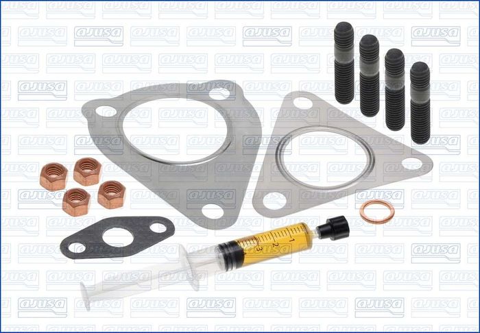 Montageset der Turbokompressors (mit Dichtungen) passt zu: AUDI A4 B5, A4 B6,...