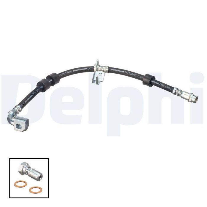 Bremsleitung elastisch vorne L (länge 441mm/440mm, M10) passt zu: VOLVO V60 I...