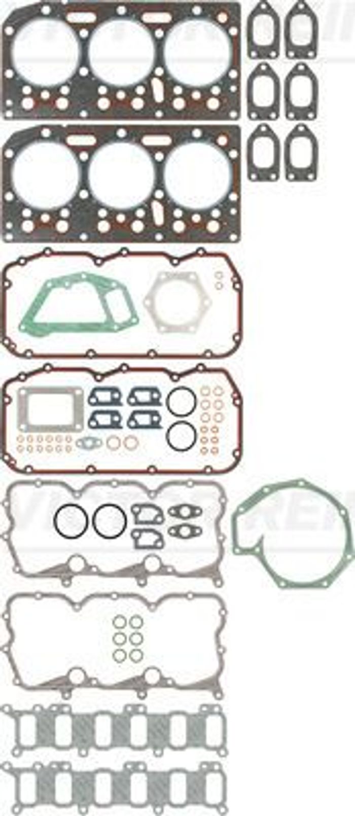 kompletter Satz von Motordichtungen/oben passt zu: DAF 85 CF, 95 XF, CF 85, X...