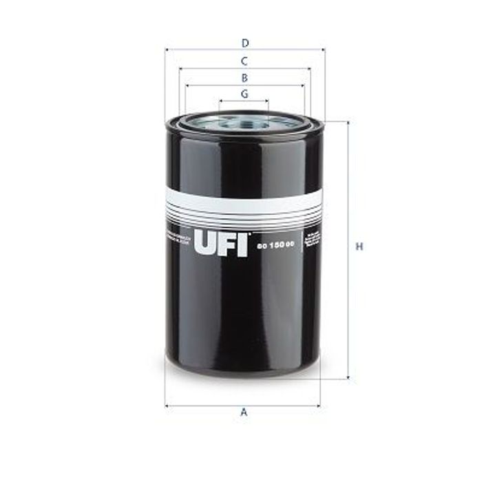 Hydraulikfilter (anschraubfilter) passt zu: ZETOR 3321, 3341, 4321, 5321 SUPE...