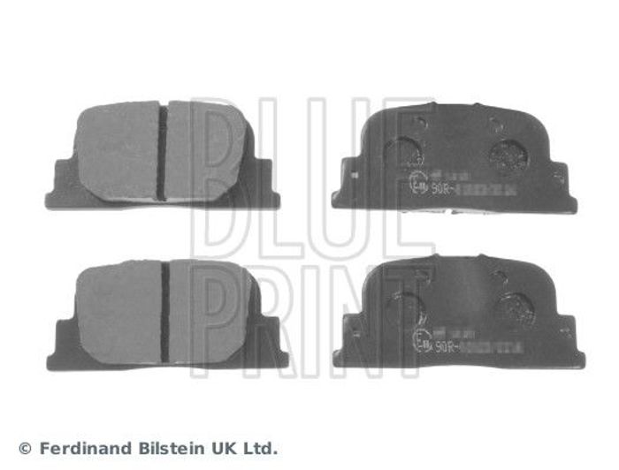 Bremsbelagsatz hinten , passt zu: TOYOTA CALDINA, CAMRY, OPA, PRIUS 1.5H-3.0...