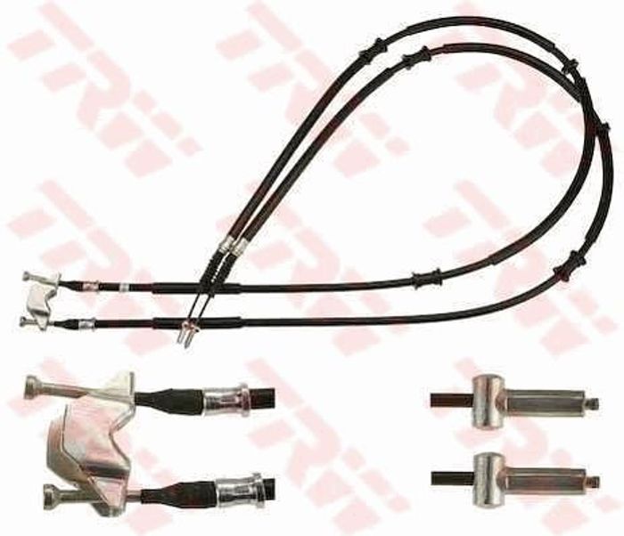 Handbremsseil hinten L/R (1590mm, bremsen: Scheiben-) passt zu: CHEVROLET COR...