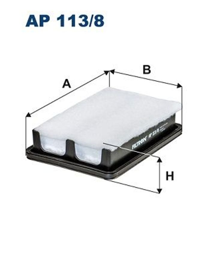 Luftfilter (Filterpatrone) passt zu: MAZDA 2, 3, CX-3 1.5-2.0 09.13