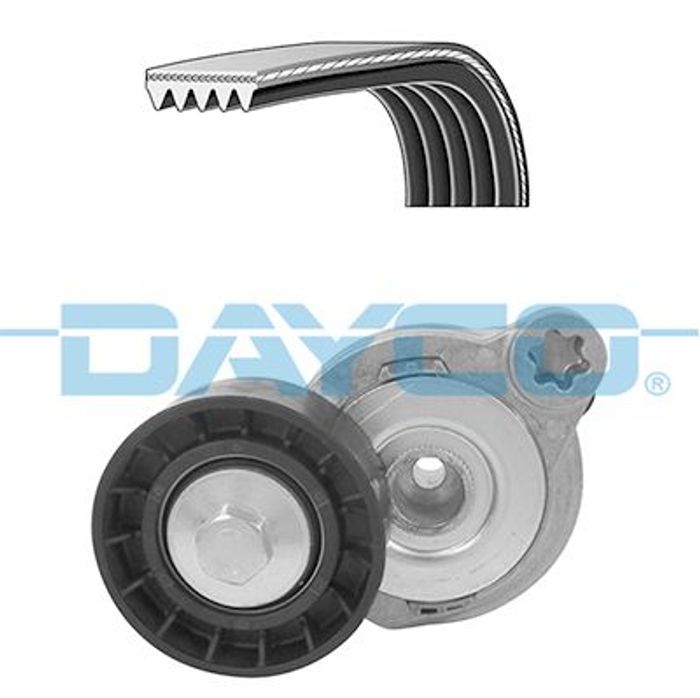 Satz der Rippenriemen (mit Spanner) passt zu: VOLVO S60 II, S80 II, V60 I, V7...