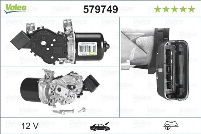 Wischermotor vorne passt zu: DS DS 3; CITROEN C3 I, C3 II, DS3 06.06-07.19