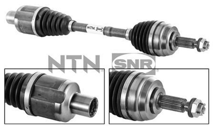 Achswelle vorne R 630mm passt zu: DACIA DUSTER; RENAULT DUSTER, KAPTUR 1.2-2....