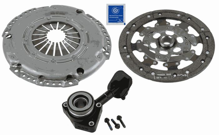 Satz der Kupplung mit Hydrauliklager (228mm) passt zu: VOLVO C30, S40 II, V50...