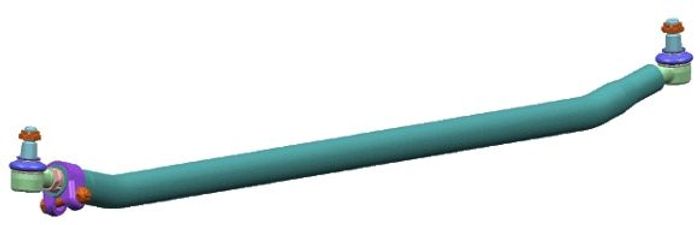Spurstange (L-1680mm) passt zu: MAN TGM I 05.05-12.23