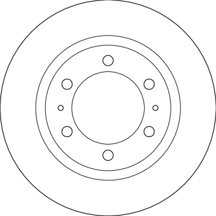Bremsscheibe vorne L/R passt zu: TOYOTA HILUX VIII 2.4D/2.8D 05.15