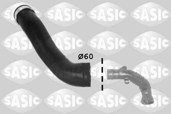 Luftkühlerschlauch L (ausgangsseite) passt zu: BMW 3 (E90), 3 (E91) 2.0D 12.0...