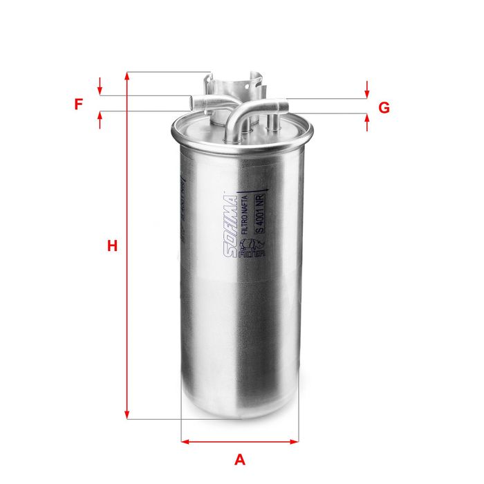 Kraftstofffilter passt zu: AUDI A6 ALLROAD C6, A6 C6 2.7D/3.0D 05.04-08.11