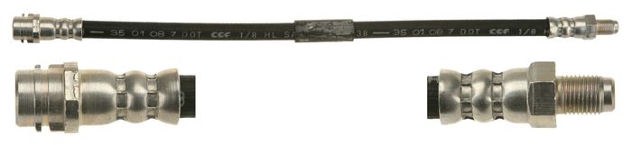 Bremsleitung elastisch hinten L/R (länge 348mm, M10x1/M10x1) passt zu: MERCED...