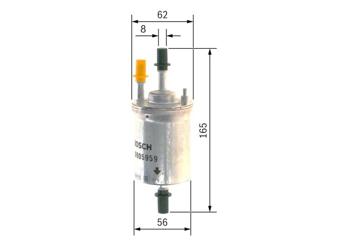 Kraftstofffilter passt zu: AUDI A1, A3, TT; SEAT ALTEA, ALTEA XL, IBIZA IV, I...