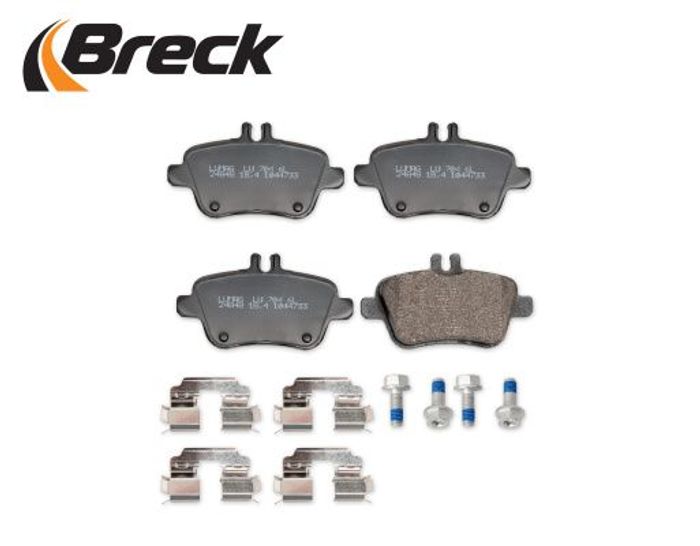 Bremsbelagsatz hinten , passt zu: MERCEDES A (W176), B SPORTS TOURER (W246, W...