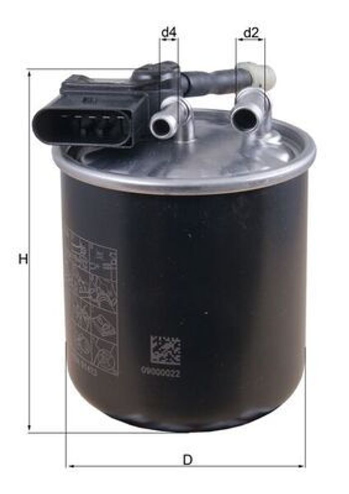 Kraftstofffilter passt zu: MERCEDES C (A205), C (C204), C (C205), C (W204), C...
