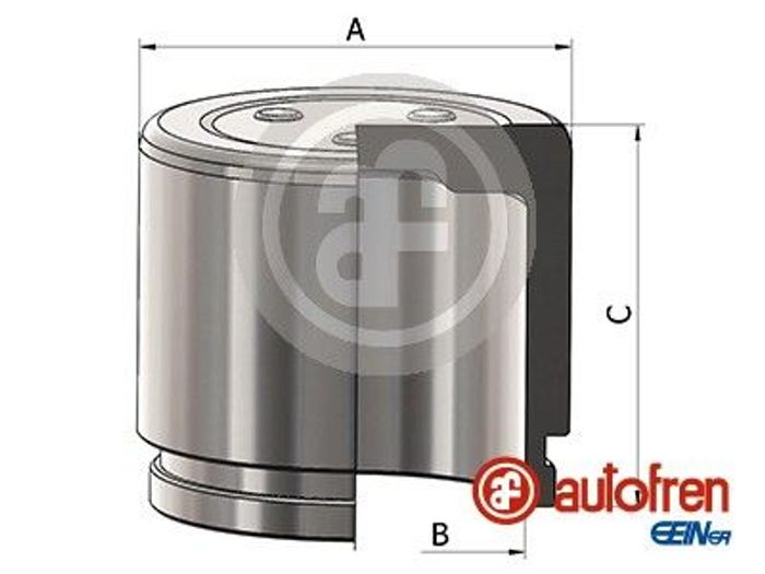 Kolebn des Bremssattels vorne (44mm; 45mm) passt zu: INFINITI Q50; ISUZU D-MA...