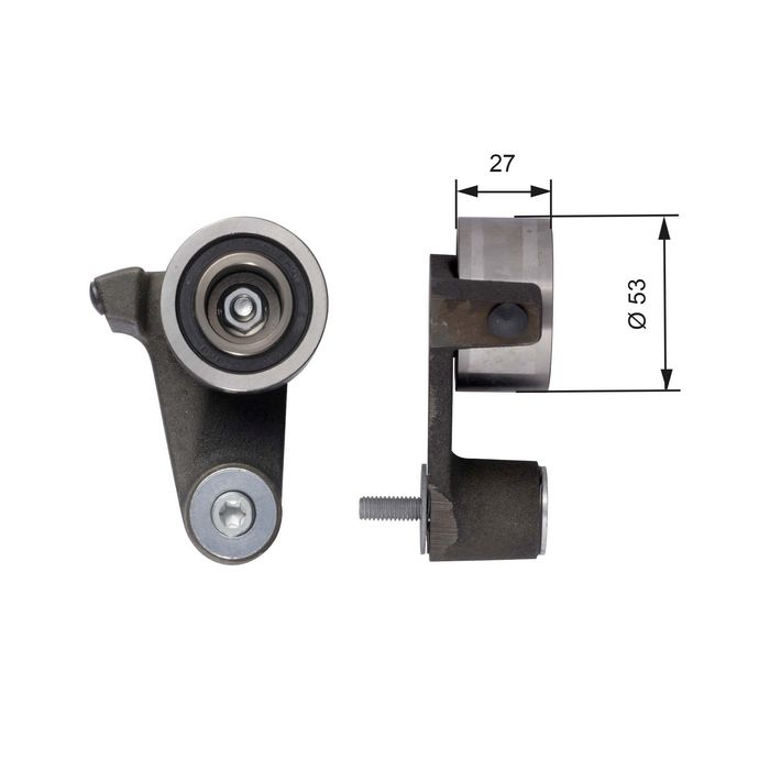 Zahnriemenspannrolle passt zu: VOLVO 850, 960, 960 II, C70 I, S40 I, S70, V40...