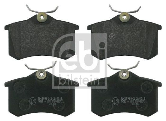 Bremsbelagsatz hinten , passt zu: DS DS 3; AUDI A2, A4 B5, A4 B6, A4 B7, A6 C...