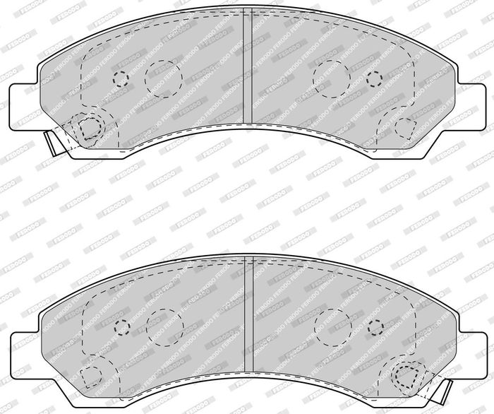 Bremsbelagsatz vorne , passt zu: GREAT WALL HOVER, HOVER H5, HOVER H6, STEED,...