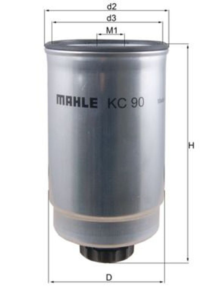 Kraftstofffilter passt zu: FORD TRANSIT, TRANSIT TOURNEO; LDV CONVOY 2.5D 10....