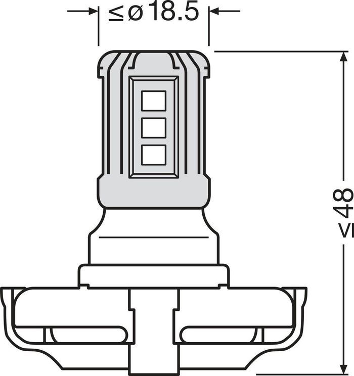 LED Glühbirne (Karton 1Stück) LED 12V 1,8W PG20/1 keine Zertifizierung der Zu...