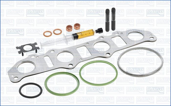 Montageset der Turbokompressors (mit Dichtungen) passt zu: VOLVO S60 II, S80...