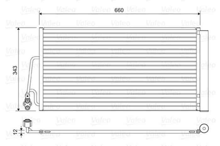 Klimaanlage Kondensator (mit Trockner) passt zu: MINI (R56), (R57), (R58), (R...