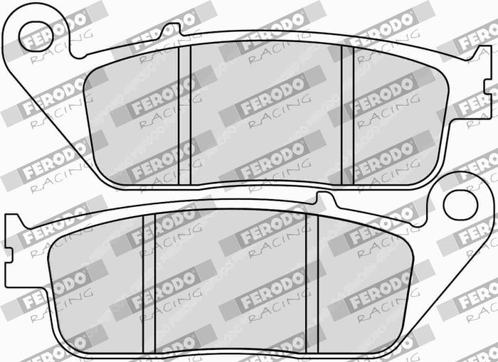 Bremsbeläge hinten, anwendung: maxi motoroller, material: sintern-SG, 39x102,...
