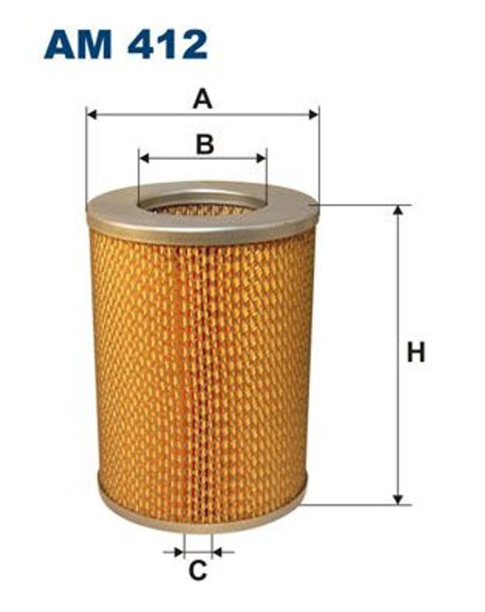 Luftfilter (Filterpatrone) passt zu: NISSAN CHERRY III, SUNNY I, URVAN, VANET...
