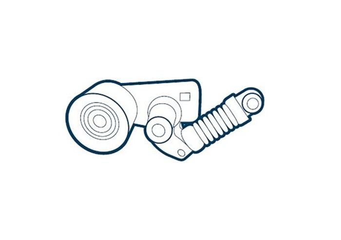 Riemenspanner, Keilrippenriemen