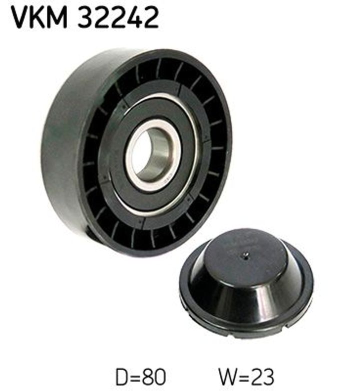Umlenk-/Führungsrolle, Keilrippenriemen