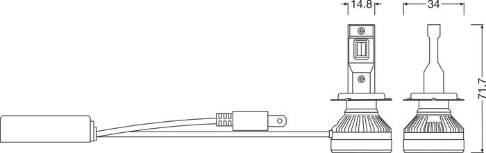 Glühlampe, Fernscheinwerfer