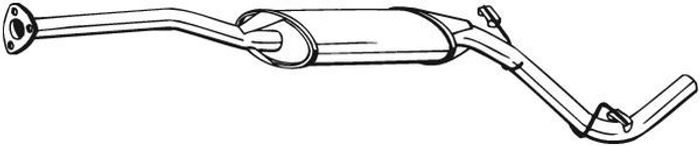 Mittelschalldämpfer