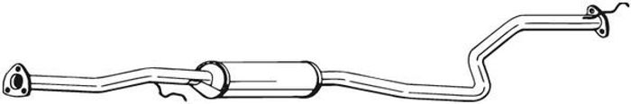 Mittelschalldämpfer