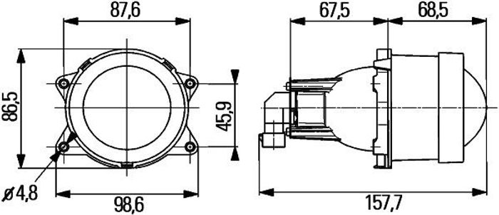 Hauptscheinwerfer