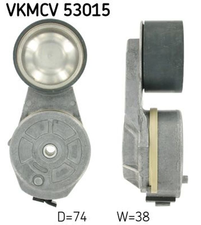 Riemenspanner, Keilrippenriemen