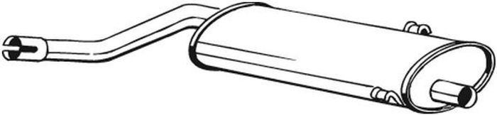 Mittelschalldämpfer