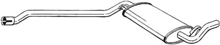 Mittelschalldämpfer