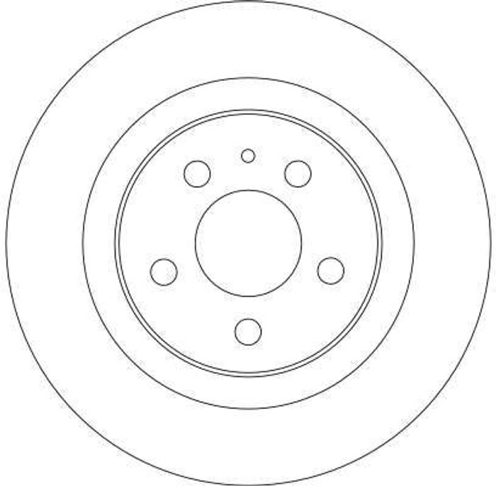 Bremsscheibe hinten L/R passt zu: CITROEN C8; FIAT ULYSSE; LANCIA PHEDRA; PEU...