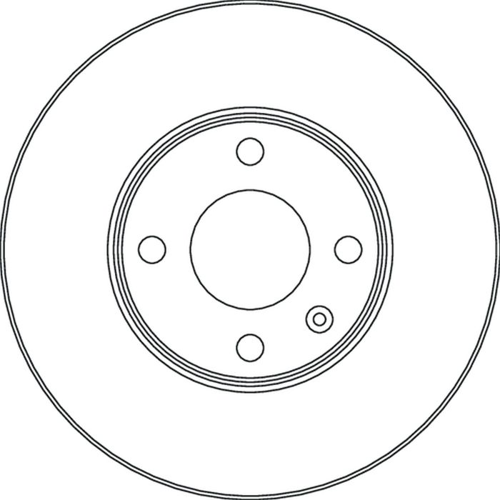 Bremsscheibe vorne L/R passt zu: OPEL KARL 1.0/1.0LPG 01.15-03.19