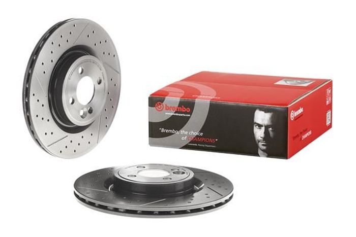 Bremsscheibe vorne L/R passt zu: MINI (R56), (R57), (R58), (R59), CLUBMAN (R5...
