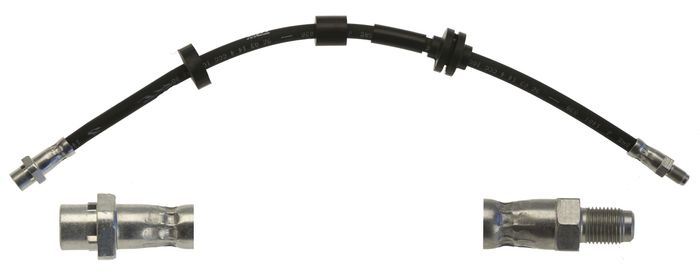 Bremsleitung elastisch vorne L/R (länge 483mm, M10x1/M10x1) passt zu: BMW 1 (...