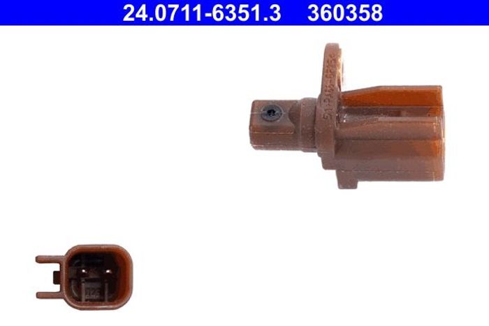 ABS-Sensor hinten L/R passt zu: VOLVO V40; FORD C-MAX II, FOCUS III, GRAND C-...