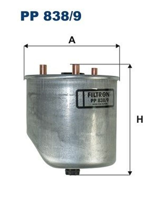 Kraftstofffilter passt zu: VOLVO C30, S40 II, S60 II, S80 II, V40, V50, V60 I...